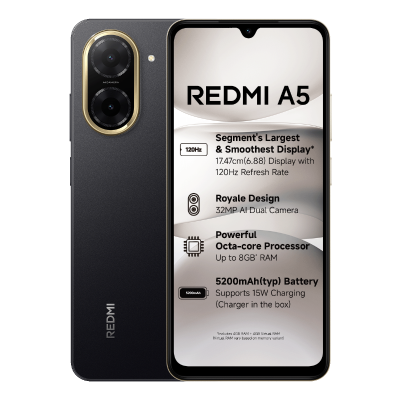 Redmi A5 Just Black 3 GB + 64 GB