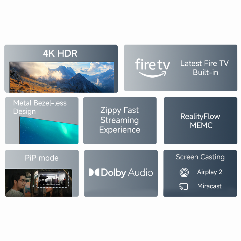 Redmi Smart Fire TV 4K 43 (108) 2024 Edition | Xiaomi India | Best ...