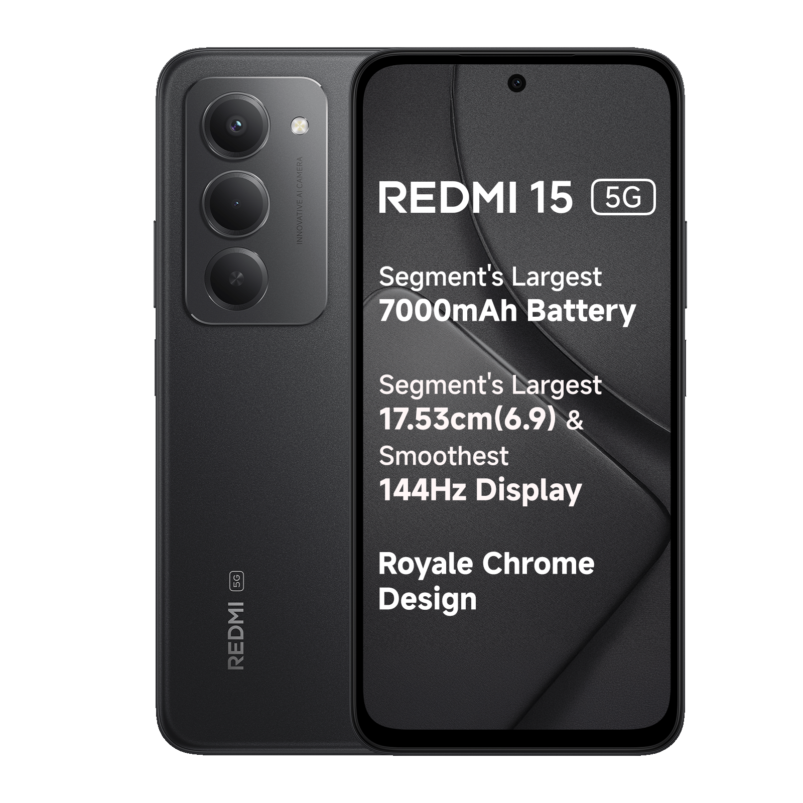 Redmi 15 5G Midnight Black 8 GB + 256 GB
