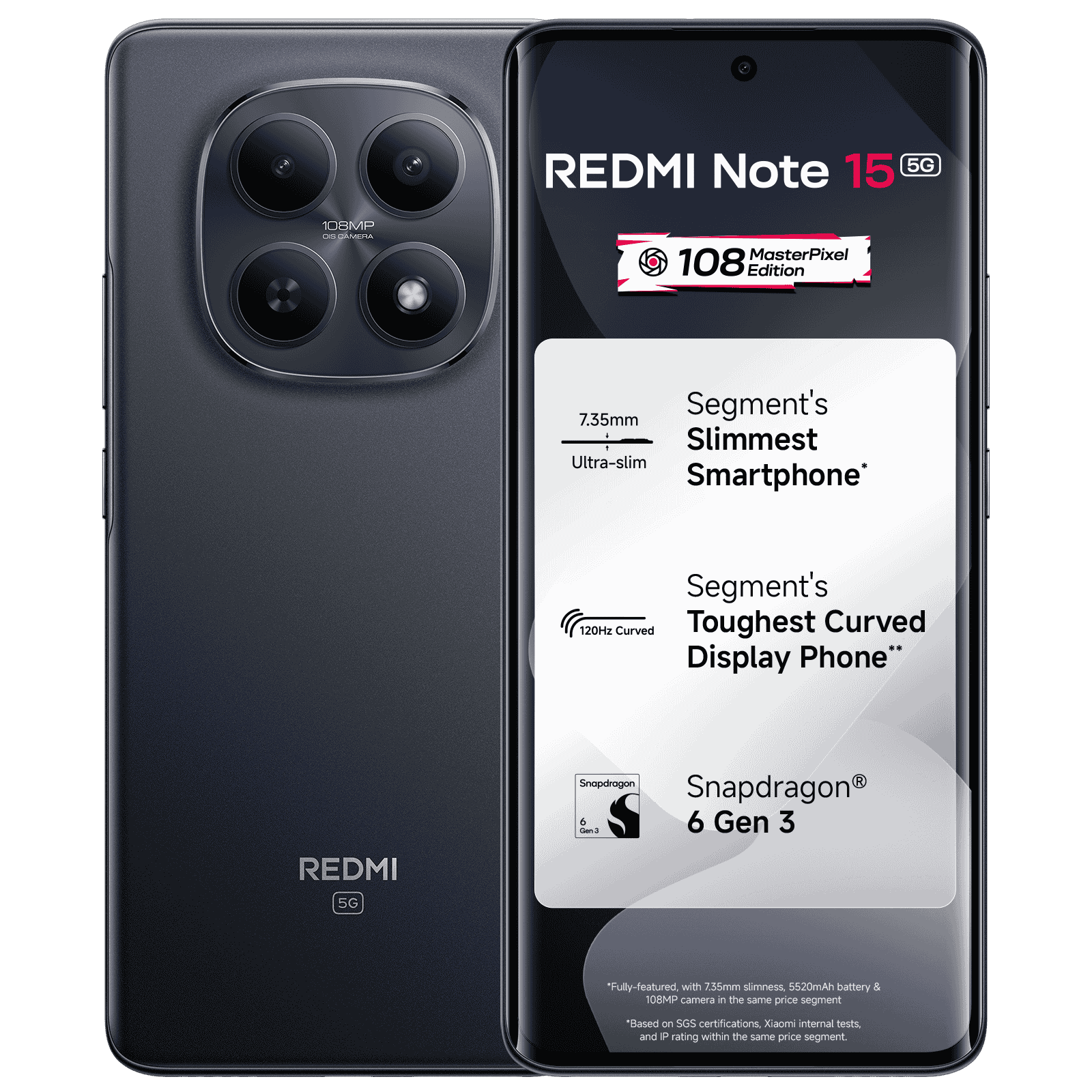 Redmi Note 15 5G Black 8 GB + 128 GB