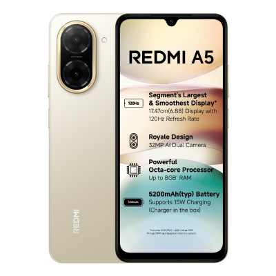 Redmi A5 Airtel Jaisalmer Gold 3GB+64GB Airtel