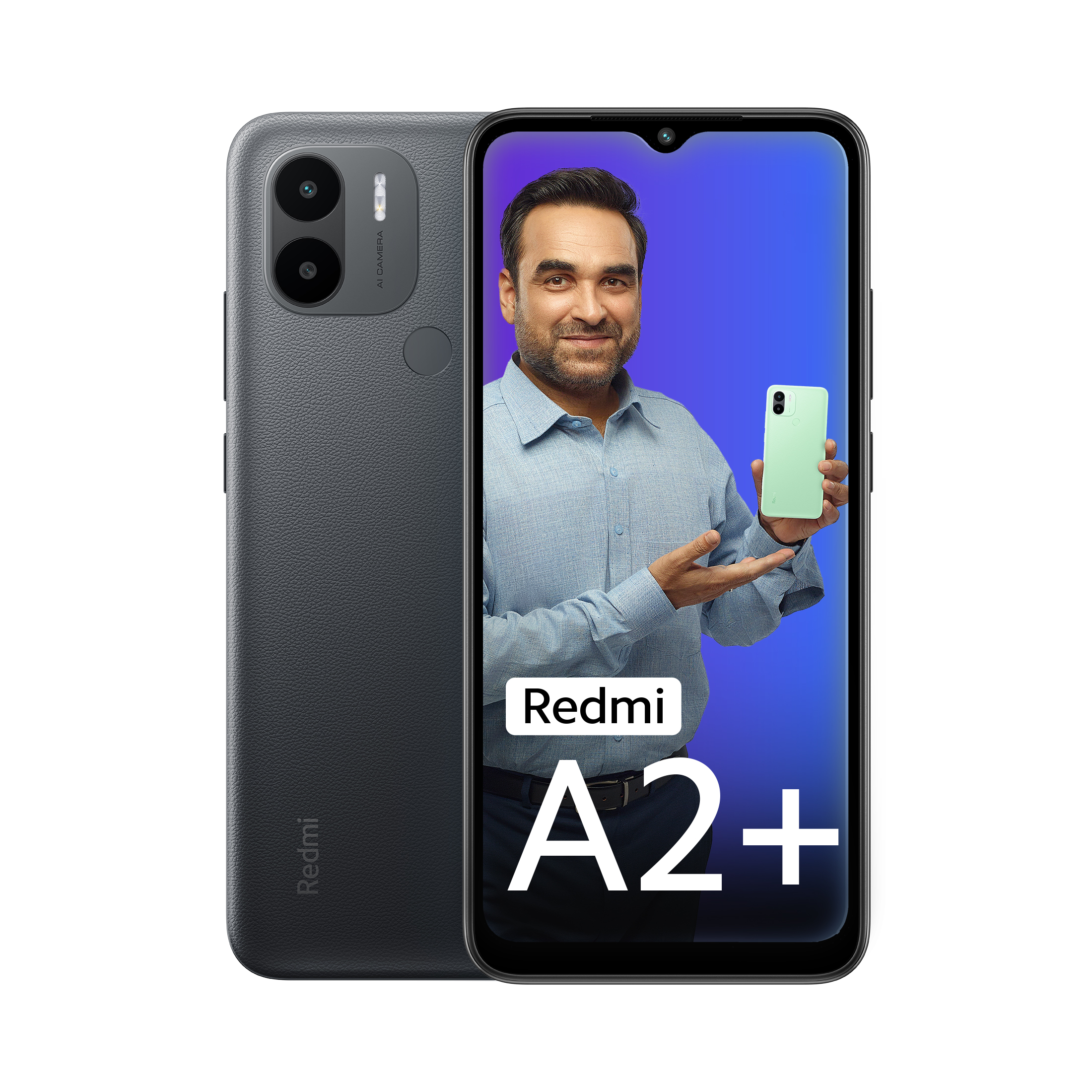 Redmi A2+ Classic Black 4 GB + 64 GB