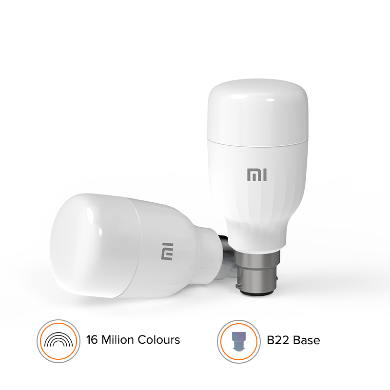 Mi Smart LED Bulb (B22) - Pack of 2