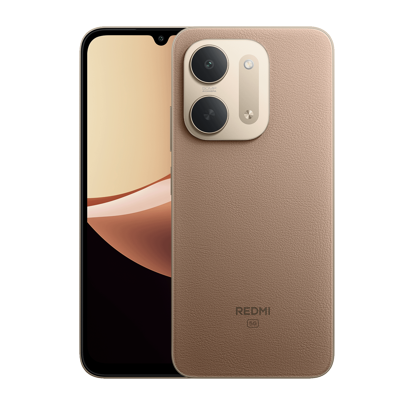 Redmi 17C 5G smartphone in Dark Night, Purple Dawn and Coffee Brew colours