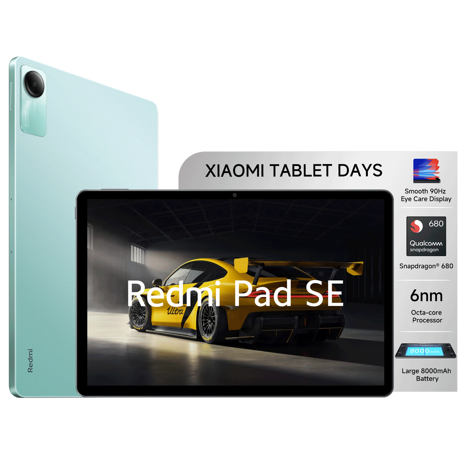 Redmi Pad SE Mint Green 4 GB + 128 GB