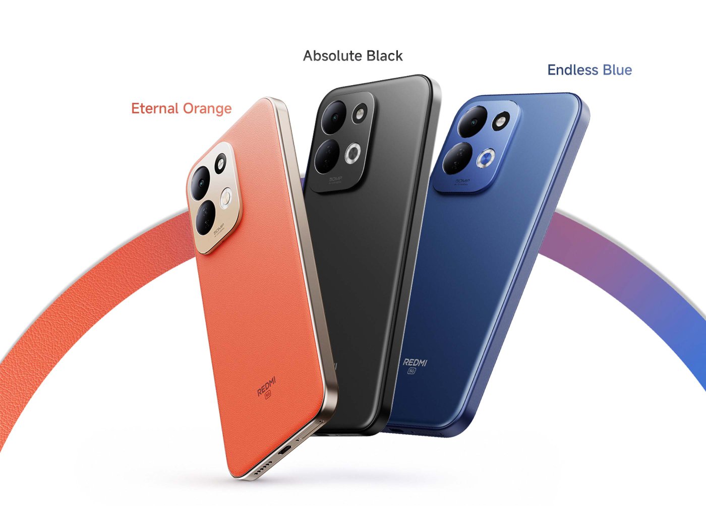 A promotional image showcasing three different colored REDMI 17 5G smartphones, emphasizing its 7900mAh battery capacity, and announcing the launch on September 3rd. The background features vibrant colors and design elements.