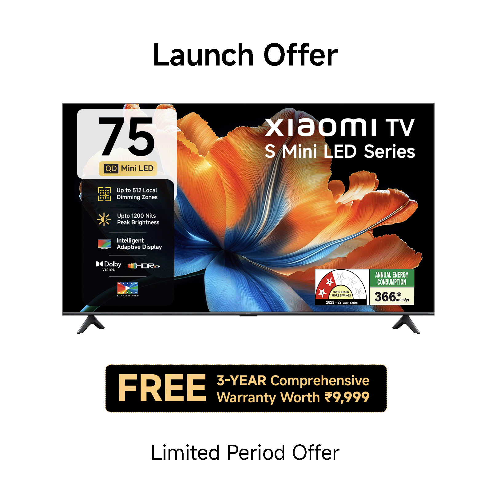 Xiaomi S Mini LED TV 75