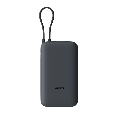 Xiaomi Compact Power Bank with Built-in-Cable Dark Grey 20000mAh
