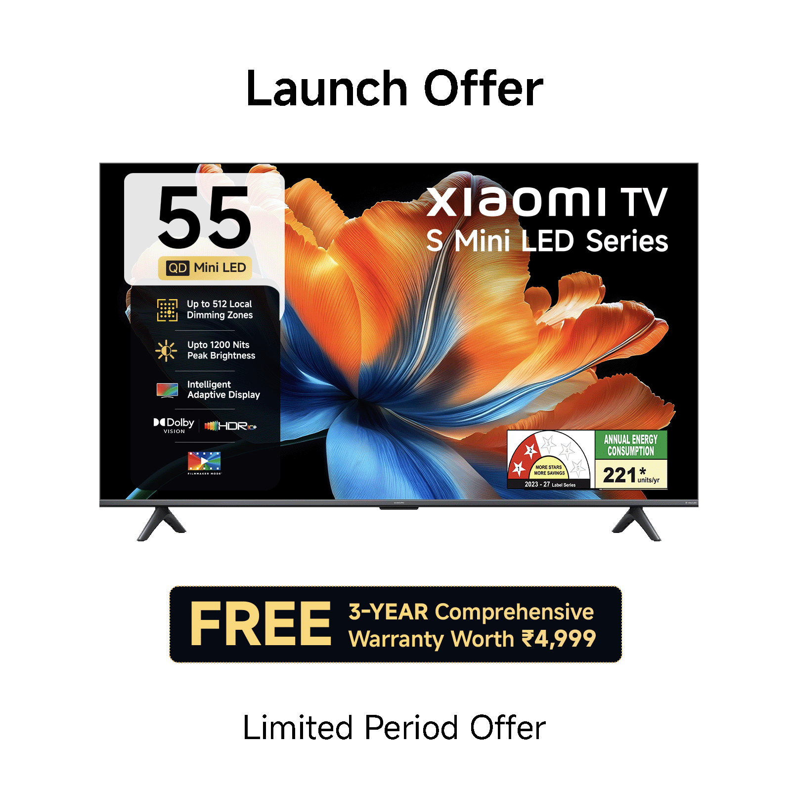 Xiaomi S Mini LED TV 55