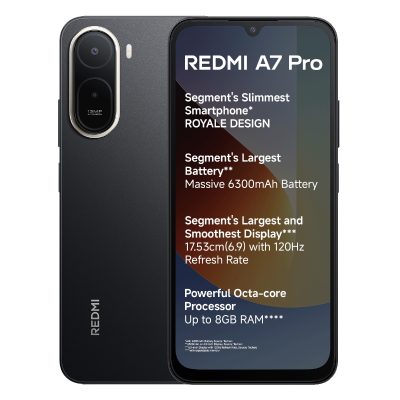 Redmi A7 Pro Black 4 GB + 64 GB