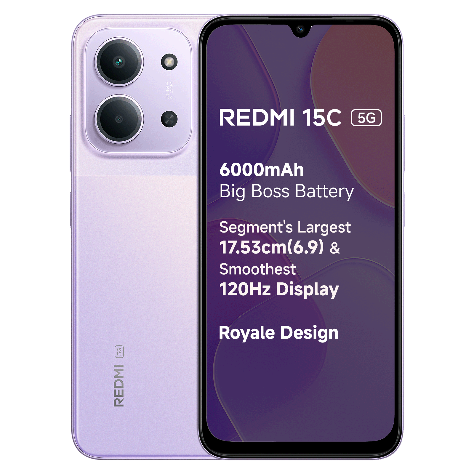 Redmi 15C 5G 4 GB + 128 GB Dusk Purple