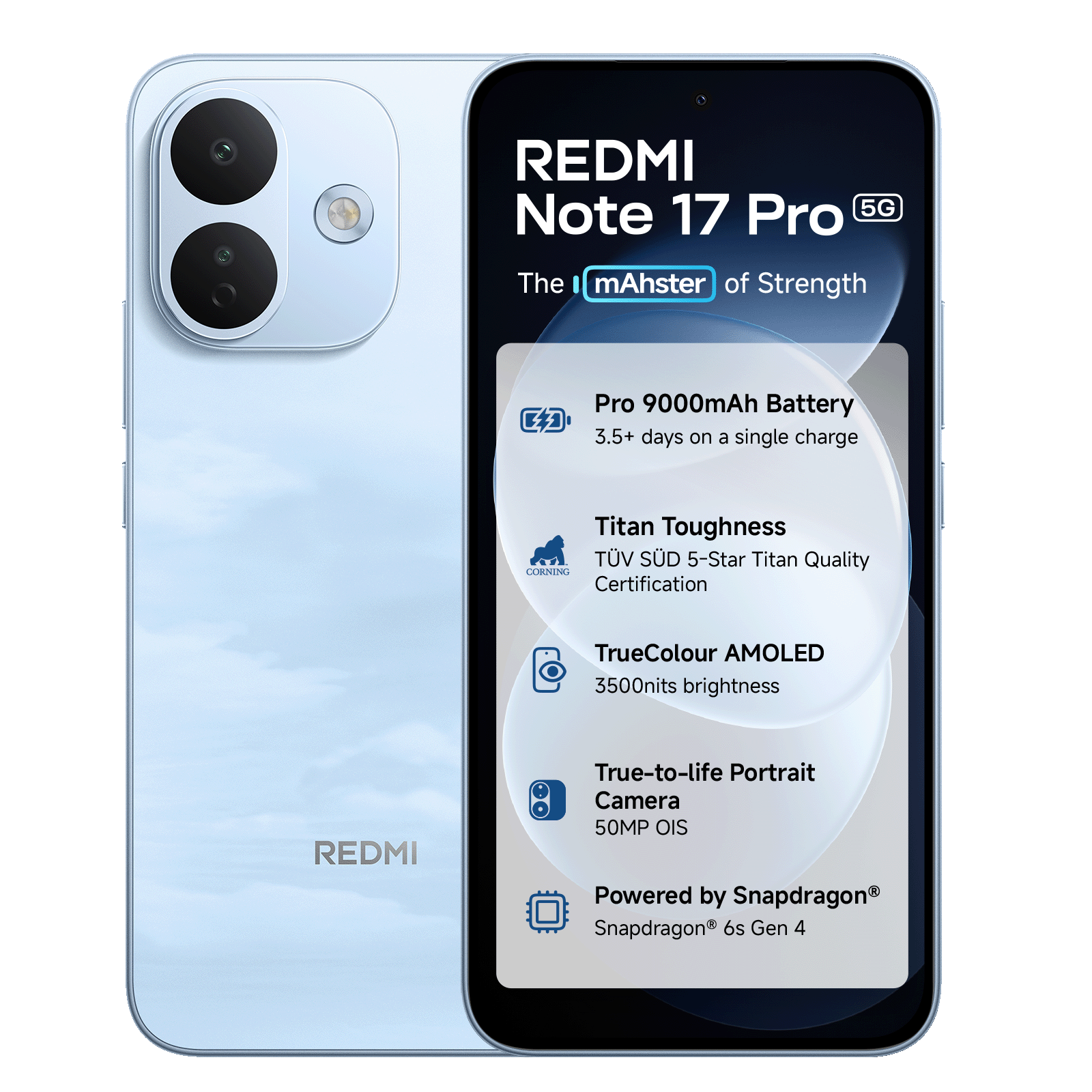 REDMI Note 17 Pro 5G 8 GB + 128 GB Cloud Blue