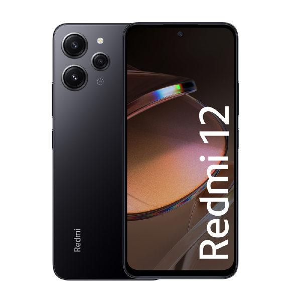 Redmi 12 Midnight Black✖MoonlightWhite Xiaomi Redmi 12 (Midnight Black 8GB RAM, 128 Storage) - MediaTek