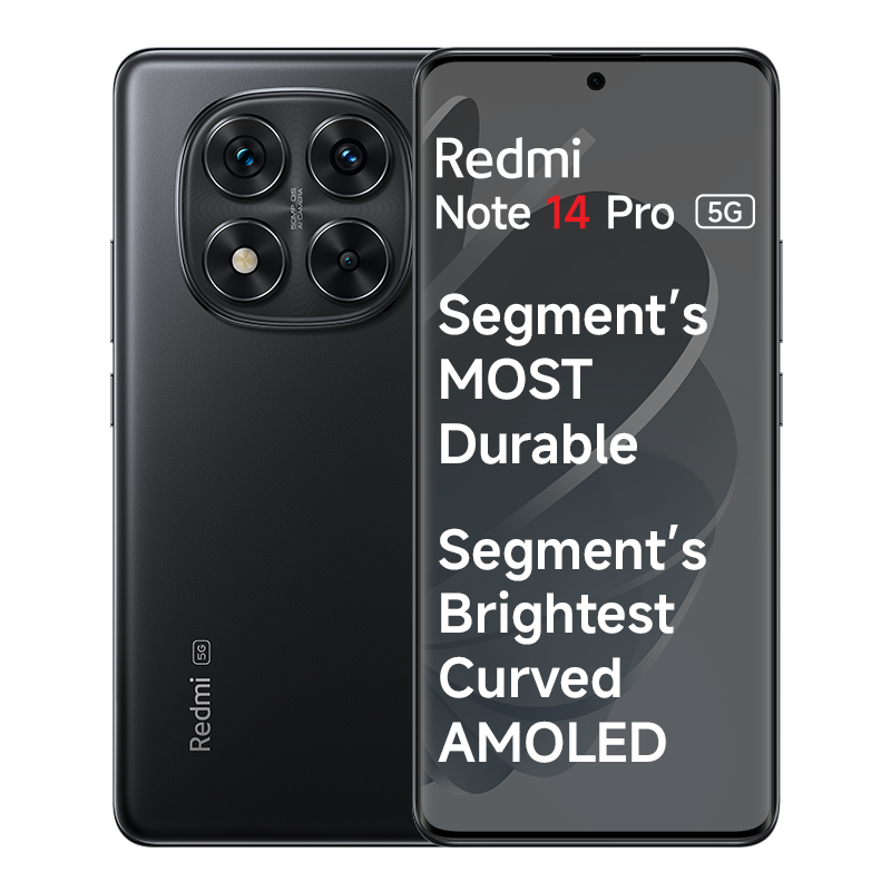 Redmi Note 14 Pro 5G Titan Black 8 GB + 128 GB