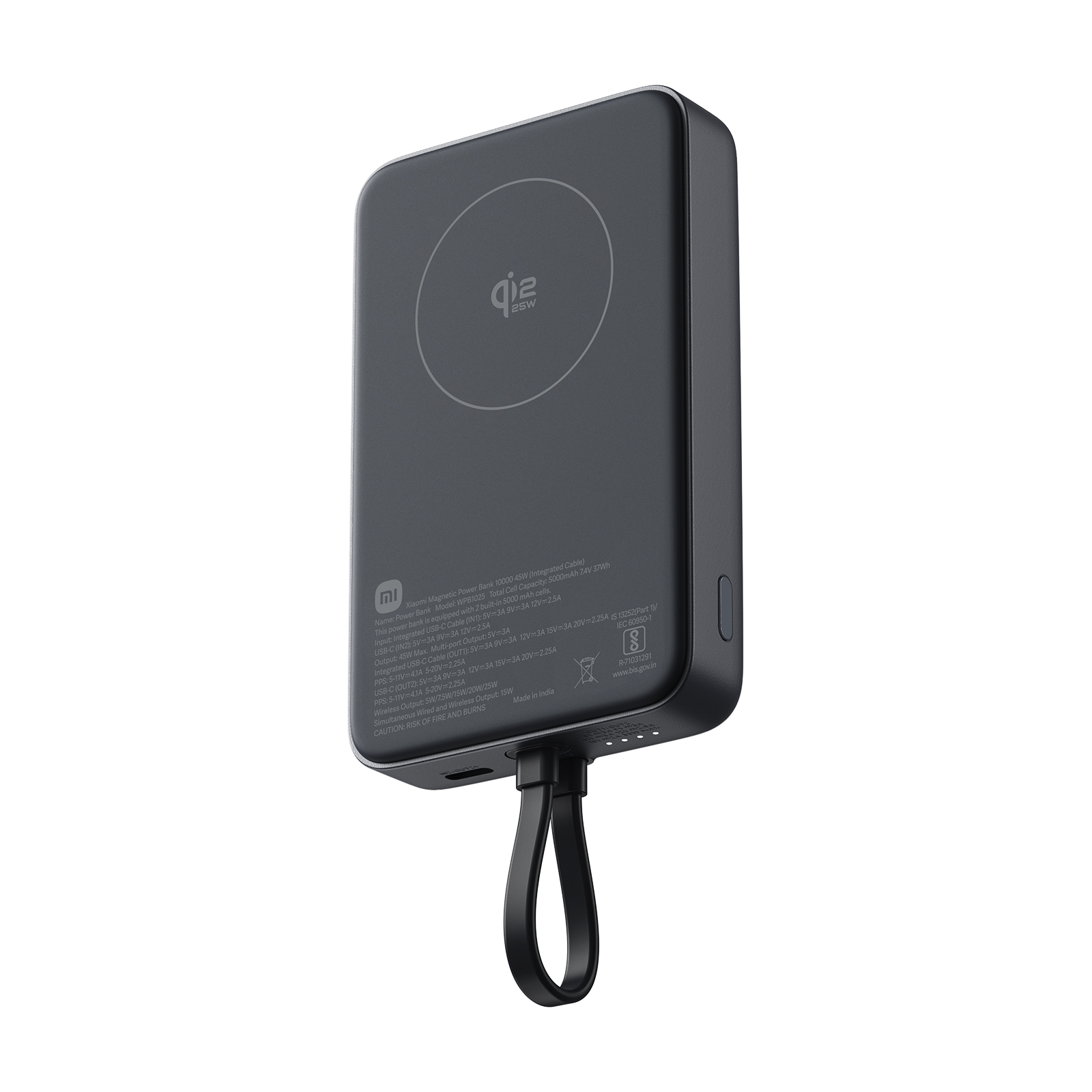 Xiaomi Magnetic Power Bank 10000 45W 10000mAh Black
