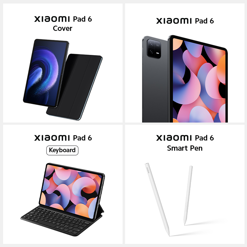 Xiaomi Pad 6 8 GB 256 GB + Smart Pen + Smart Case + Keyboard