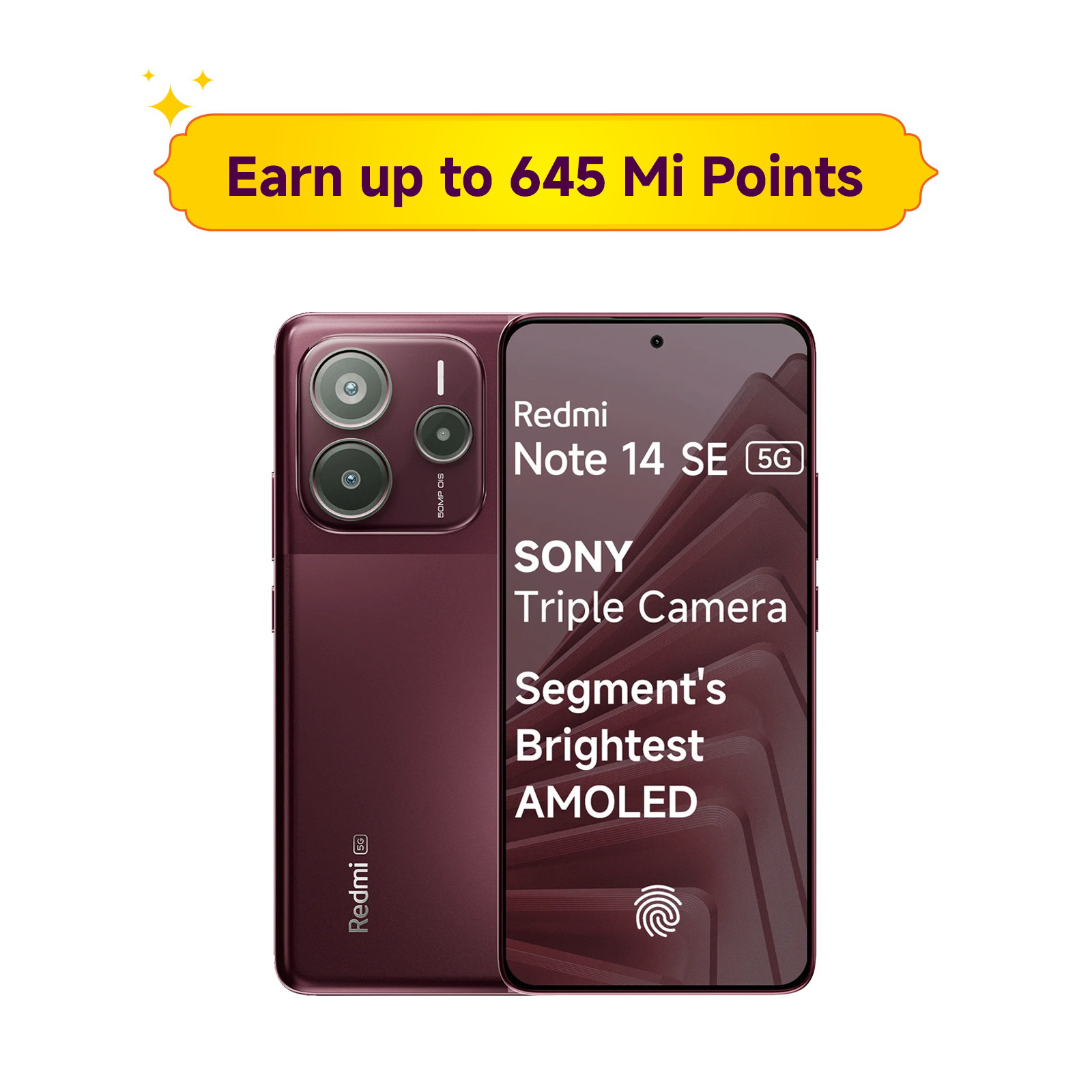 Redmi Note 14 SE 5G Crimson Art 6 GB + 128 GB