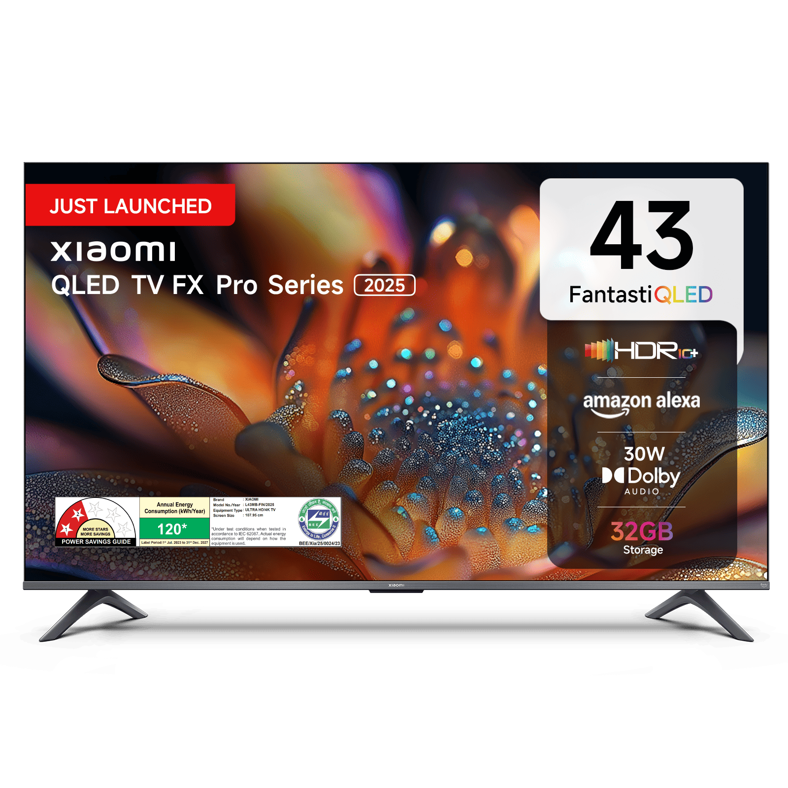 Xiaomi Smart TV FX Pro QLED Series 43 (108 cm) 43