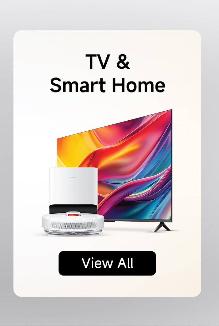 A television and a smart home device are displayed, with a "View All" button below.