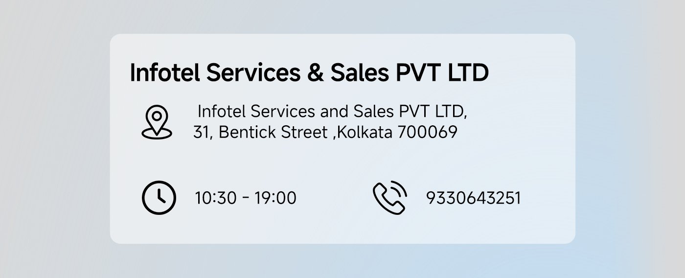Shree Marketing, Plot no 40, 1st floor, Sch No 114, Vijay Nagar, Indore-452010. Operating hours: 10:30 AM - 7:00 PM. Contact: 8120205734.