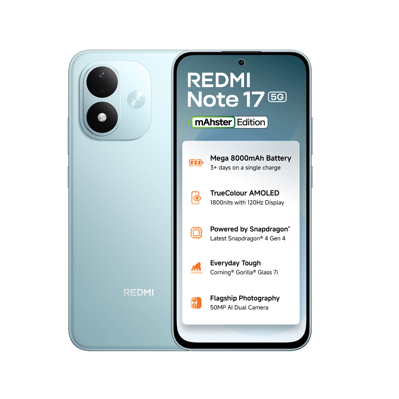 REDMI Note 17 5G Arctic Blue 6 GB + 128 GB