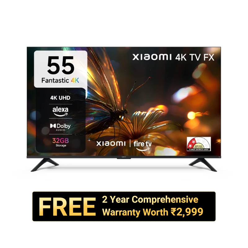 Xiaomi 4K LED TV FX Series 55+ Mi Extended Warranty TV 2 year