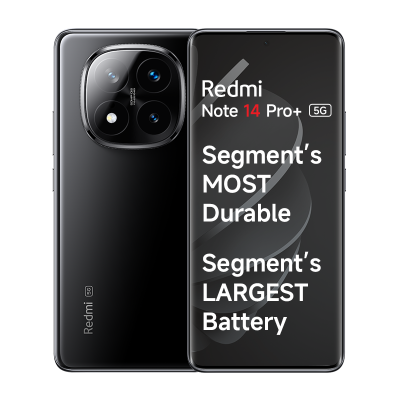 Redmi Note 14 Pro+ 5G Titan Black 8 GB + 128 GB