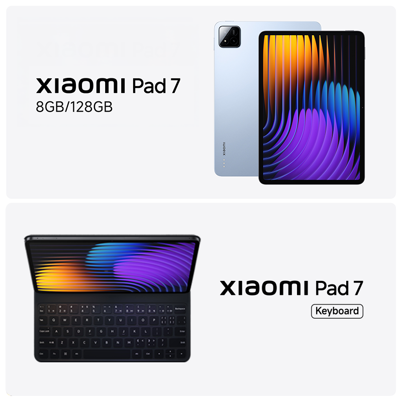 Xiaomi Pad 7 8 GB 128 GB + Xiaomi Pad 7 / 7 Pro Keyboard (US English)