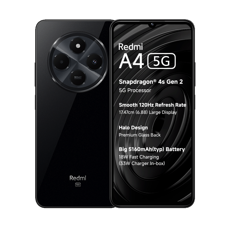 Redmi A4 5G 4 GB + 64 GB Starry Black