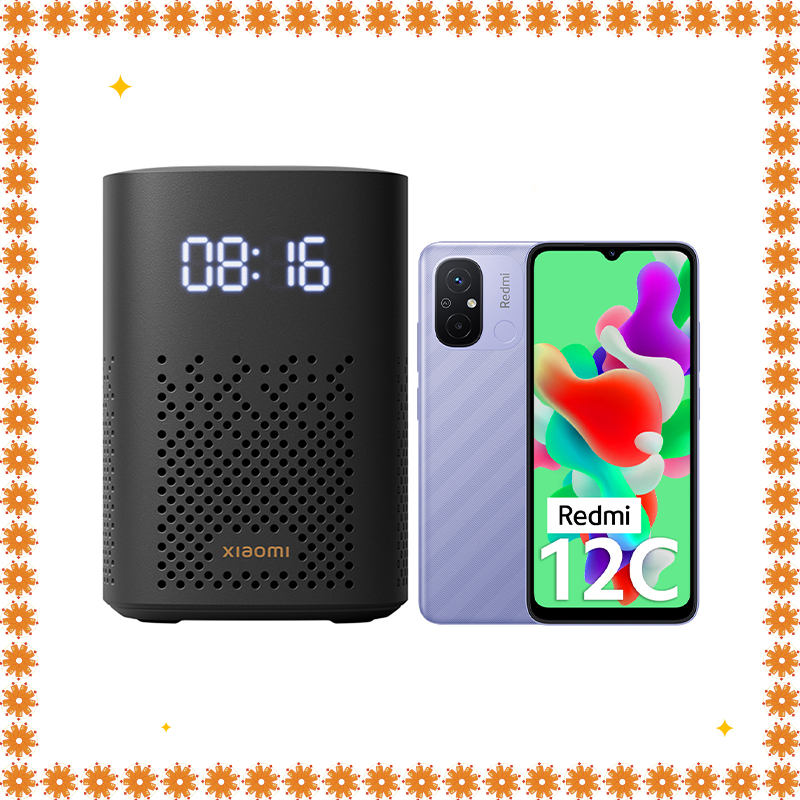 Redmi 12C 4GB 64GB + Xiaomi Smart Speaker (IR Control)