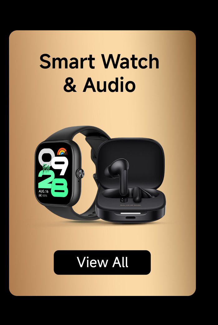 Smart Watch & Audio, View All.
