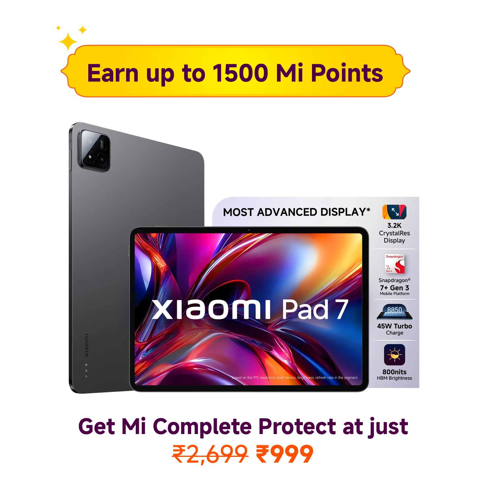 Xiaomi Pad 7 Graphite Grey 8 GB + 128 GB