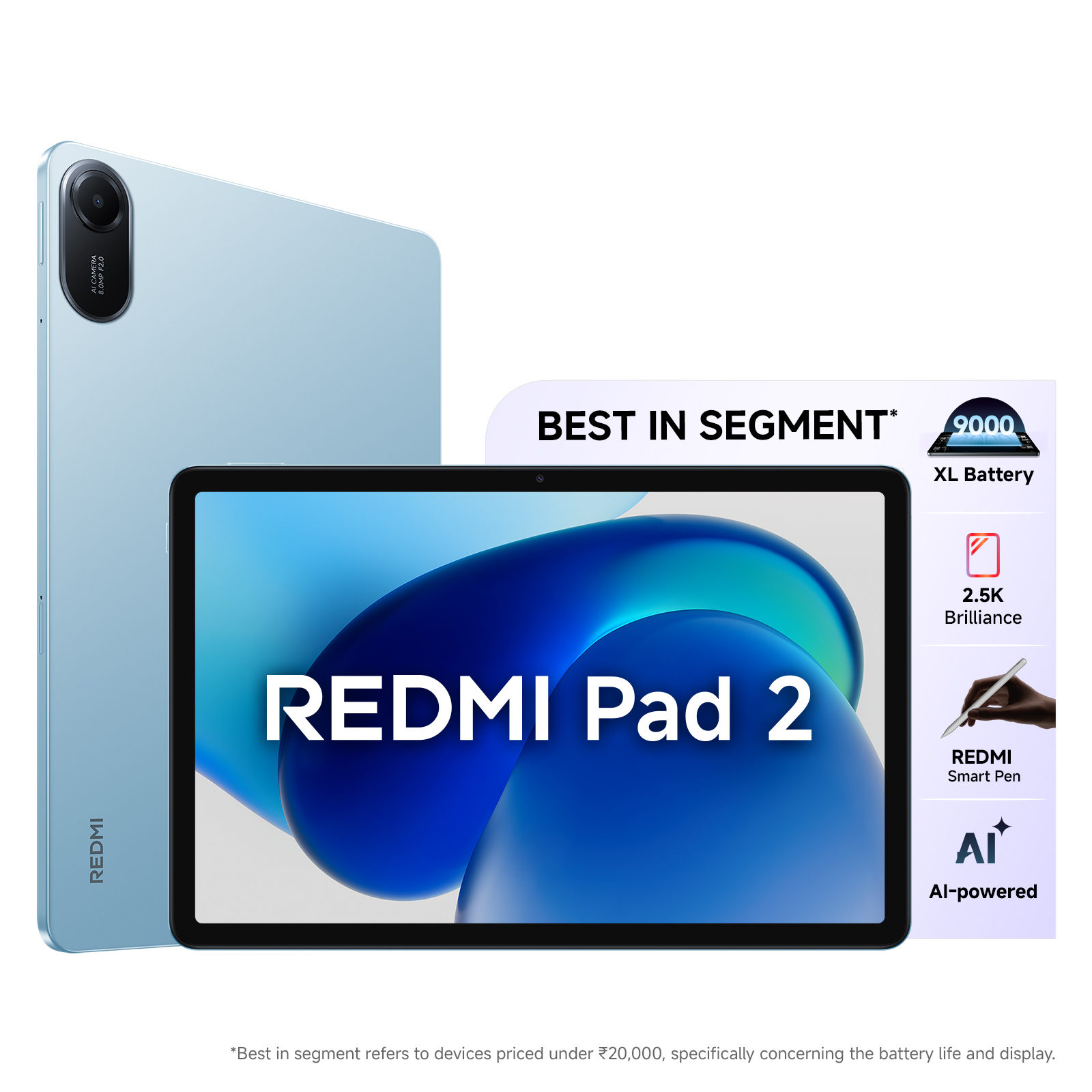 Redmi Pad 2 Sky Blue 4 GB + 128 GB