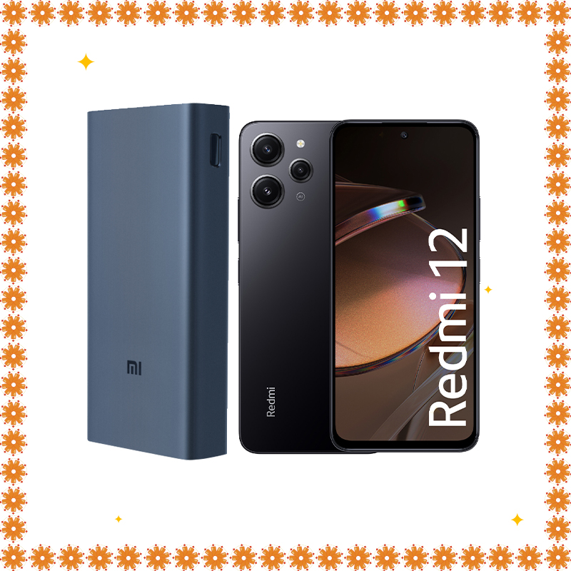 Redmi 12 6 GB 128 GB + 20000mAh Mi Power Bank 3i
